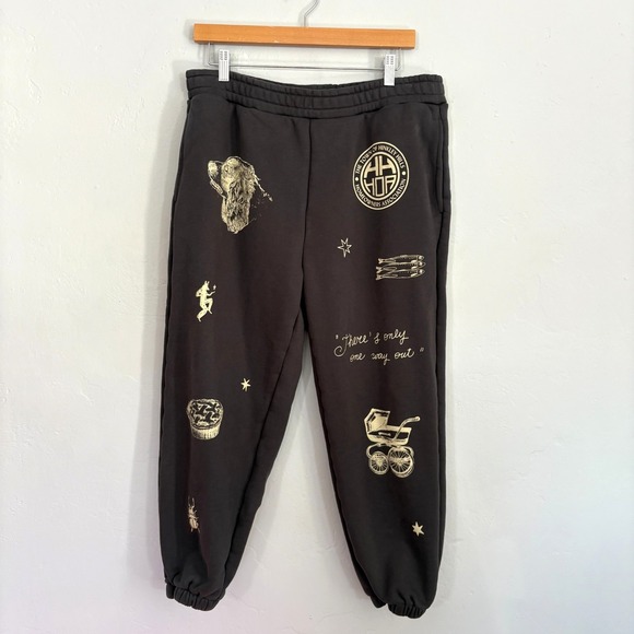 The Burbs Other - The Burbs Movie Joggers Men Size Large Charcoal Gray Tom Hanks 80s